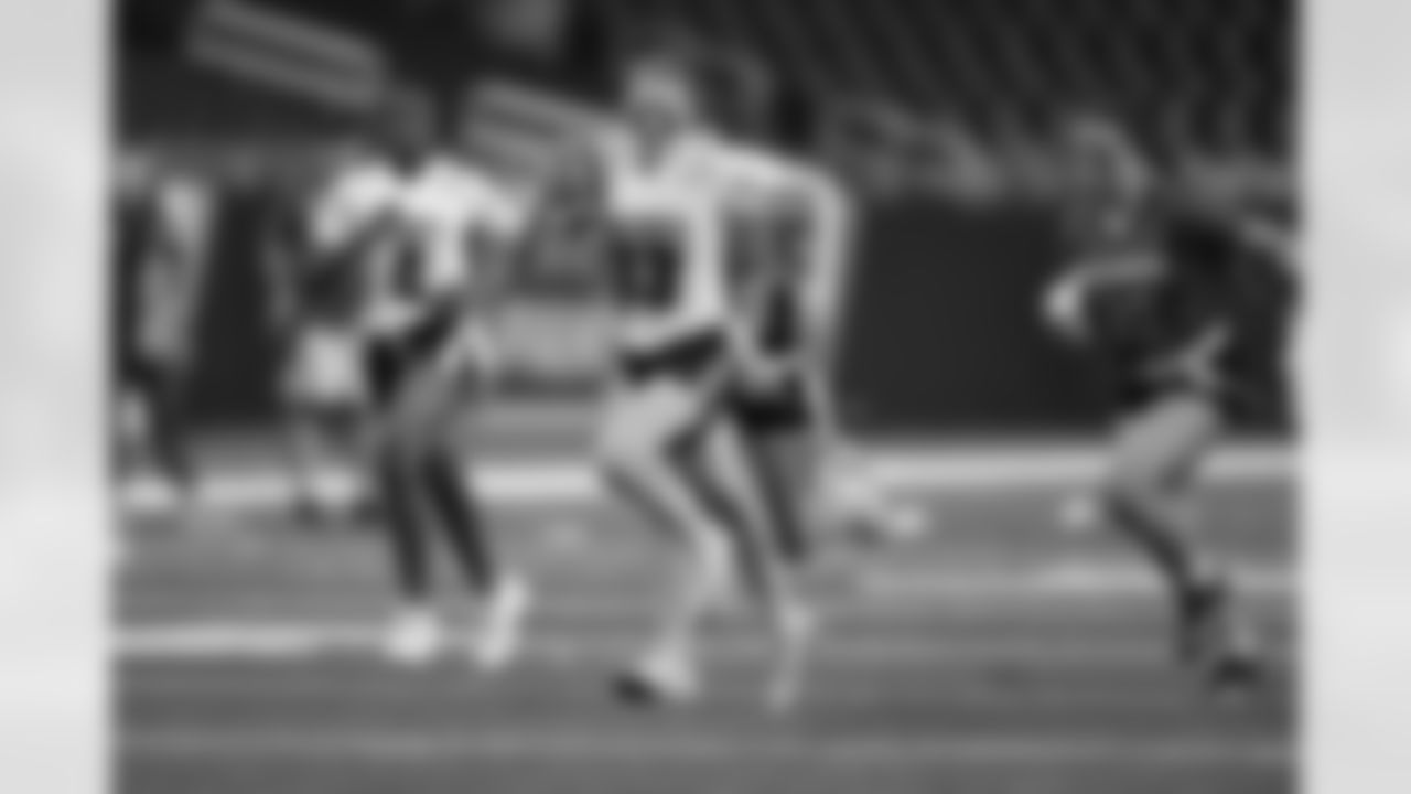 St. Joseph (#6) v Gibraltar Carlson (#7) during the Michigan Girls High School Flag Football state championship at Ford Field on June 1, 2025 in Detroit. (Carl Jones II/Detroit Lions)