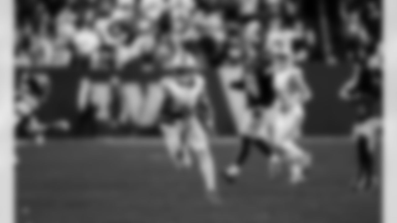 Detroit Lions running back Jahmyr Gibbs (0) during an NFL football game against the Washington Commanders on Sunday, Nov. 9, 2025 in Landover, Md. (Jeff Nguyen/Detroit Lions via AP)