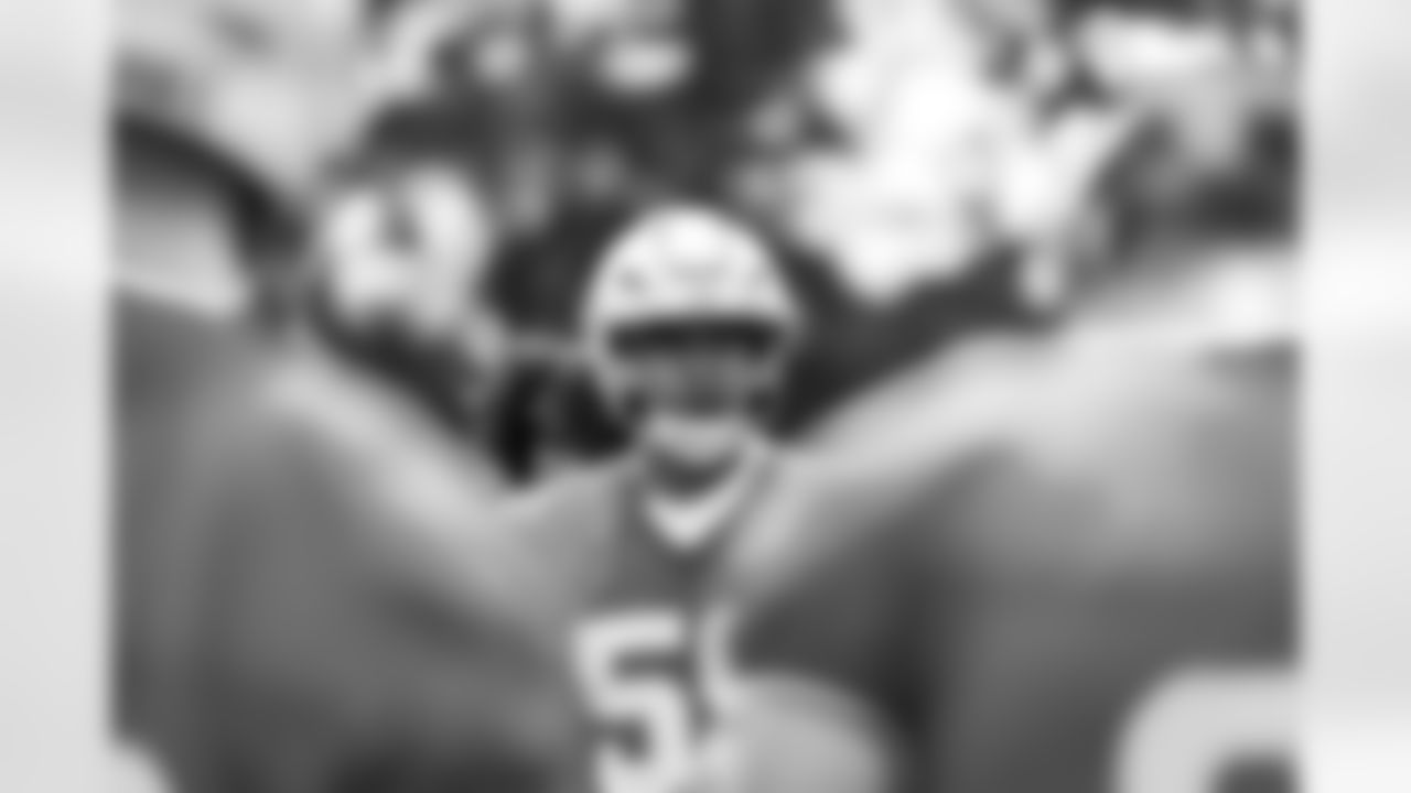 Detroit Lions offensive lineman Giovanni Manu (59) during OTAs at the Meijer Performance Center on June 3, 2025 in Allen Park, Mich. (Jeff Nguyen/Detroit Lions)