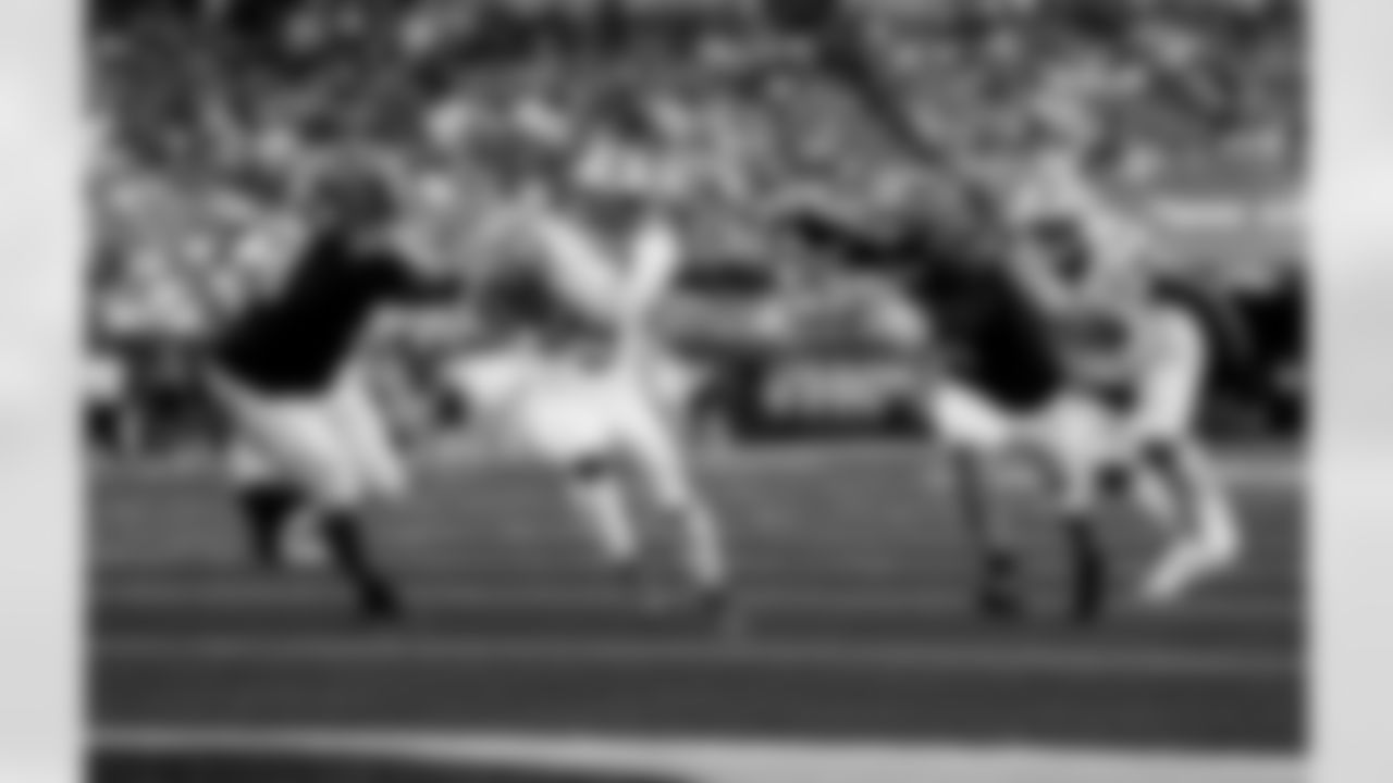 Detroit Lions running back David Montgomery (5) during an NFL football game against the Cincinnati Bengals on Sunday, Oct. 5, 2025 in Cincinnati. (Jeff Nguyen/Detroit Lions via AP)