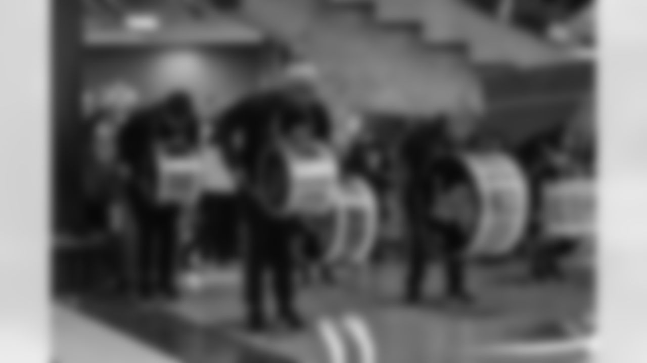 Detroit Lions Honolulu Boom performs before an NFL football game against the Pittsburgh Steelers on Sunday, Dec. 21, 2025 in Detroit. (Mike Ferdinande/Detroit Lions)