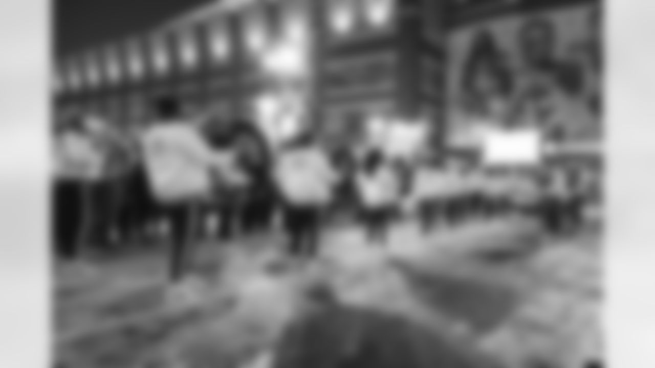 Detroit Lions Honolulu Boom performs before an NFL football game against the Dallas Cowboys on Thursday, Dec. 4, 2025 in Detroit. (Mike Ferdinande/Detroit Lions)