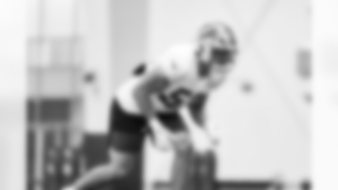 Detroit Lions linebacker Trevor Nowaske (53) during training camp at the Meijer Performance Center on Aug. 18, 2025 in Allen Park, Mich. (Jeff Nguyen/Detroit Lions)