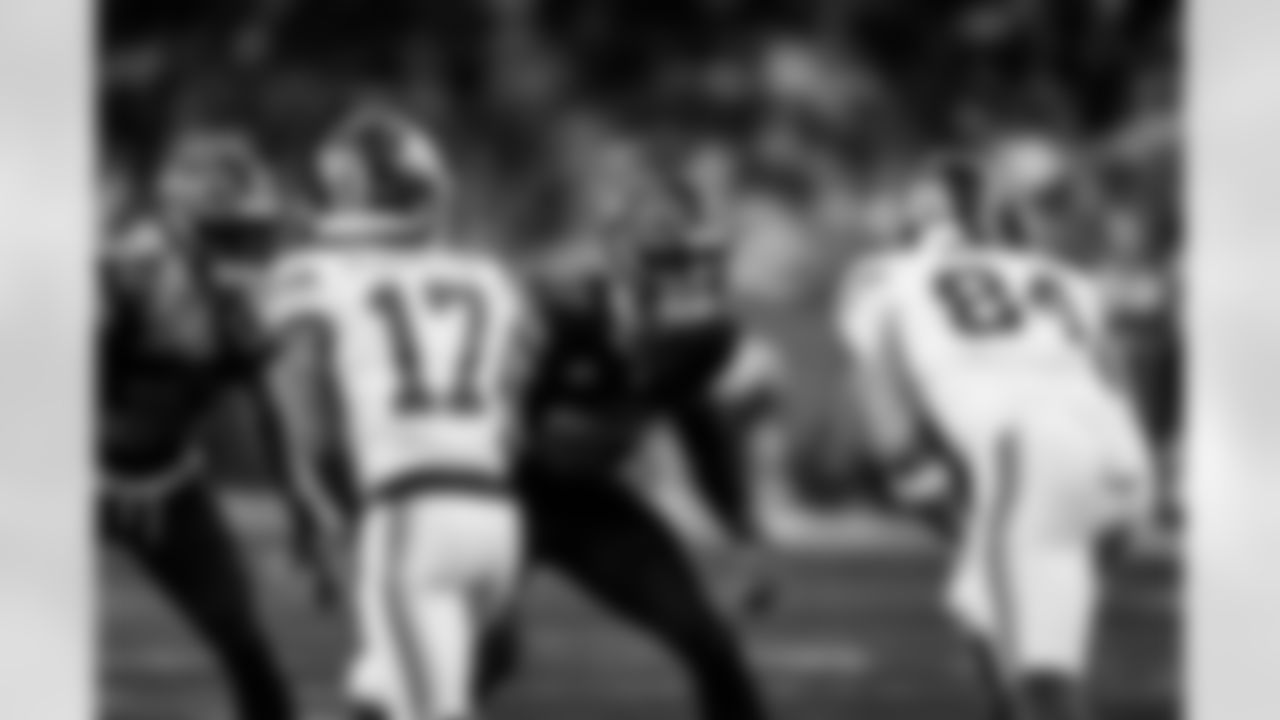 Detroit Lions edge rusher Aidan Hutchinson (97) during an NFL football game against the New York Giants on Sunday, Nov. 23, 2025 in Detroit. (Jeff Nguyen/Detroit Lions via AP)