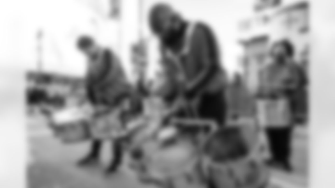 Detroit Lions Honolulu Boom performs before an NFL football game against the Pittsburgh Steelers on Sunday, Dec. 21, 2025 in Detroit. (Mike Ferdinande/Detroit Lions)