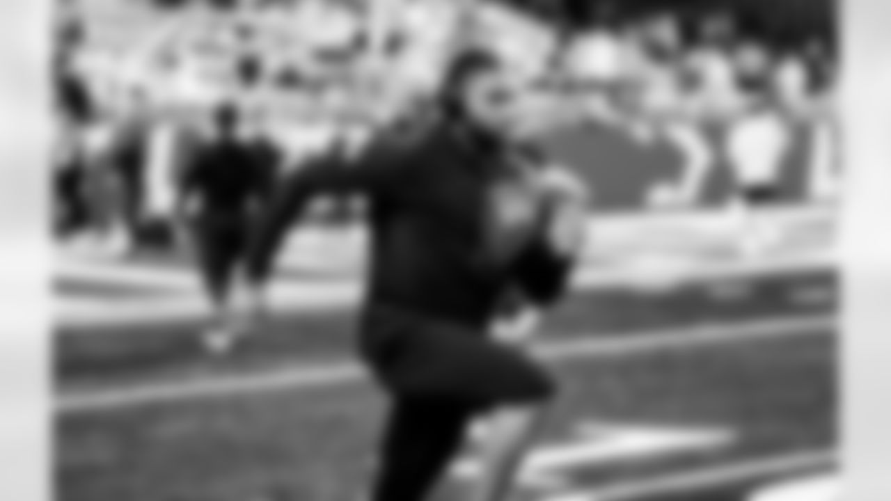 Detroit Lions cornerback Nick Whiteside (38) before an NFL football game against the Pittsburgh Steelers on Sunday, Dec. 21, 2025 in Detroit. (Jeff Nguyen/Detroit Lions via AP)