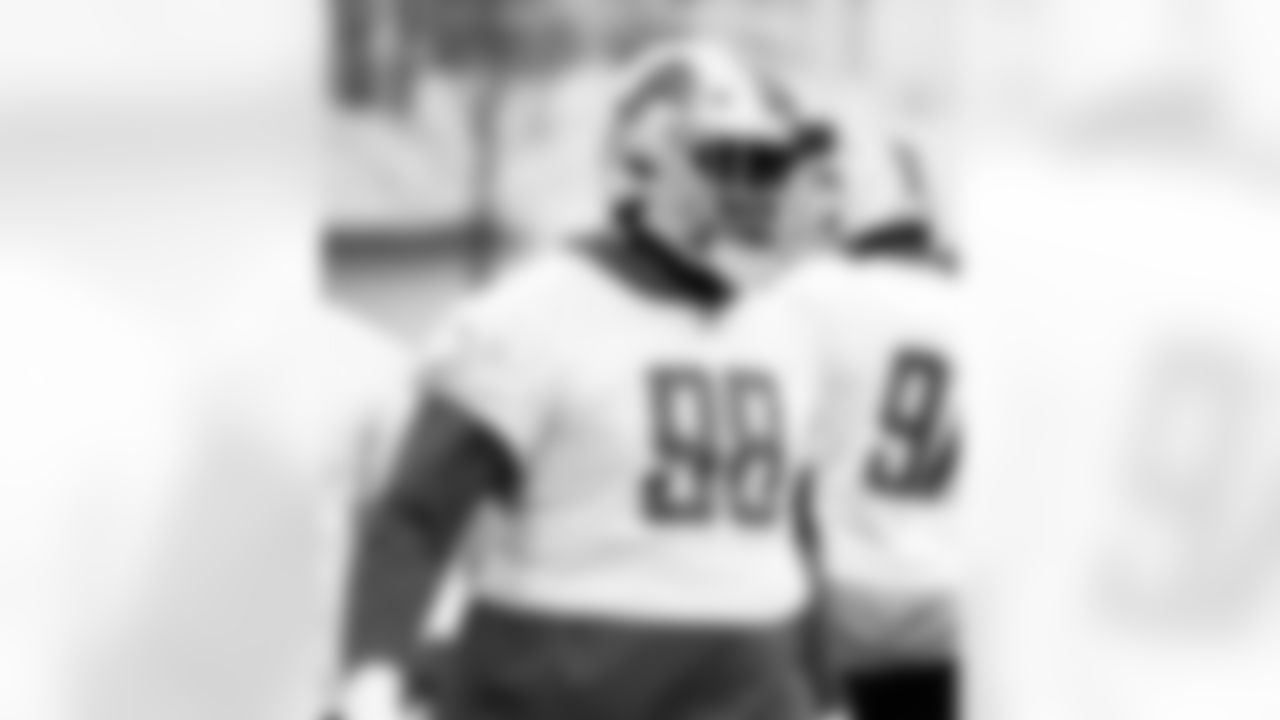 Detroit Lions defensive lineman Brodric Martin (98) during practice at the Lions training facility in Allen Park, MI on December 8, 2023. (Jeff Nguyen/Detroit Lions)