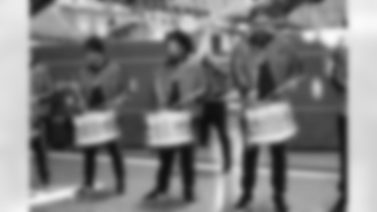 Detroit Lions Honolulu Boom performs before an NFL football game against the Pittsburgh Steelers on Sunday, Dec. 21, 2025 in Detroit. (Mike Ferdinande/Detroit Lions)