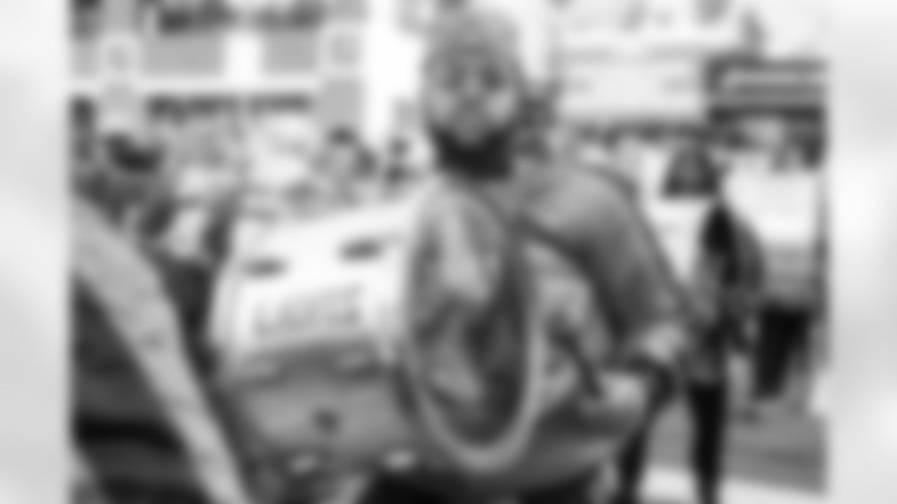 Detroit Lions Honolulu Boom performs before an NFL football game against the Minnesota Vikings on Sunday, Nov. 2, 2025 in Detroit. (Mike Ferdinande/Detroit Lions)