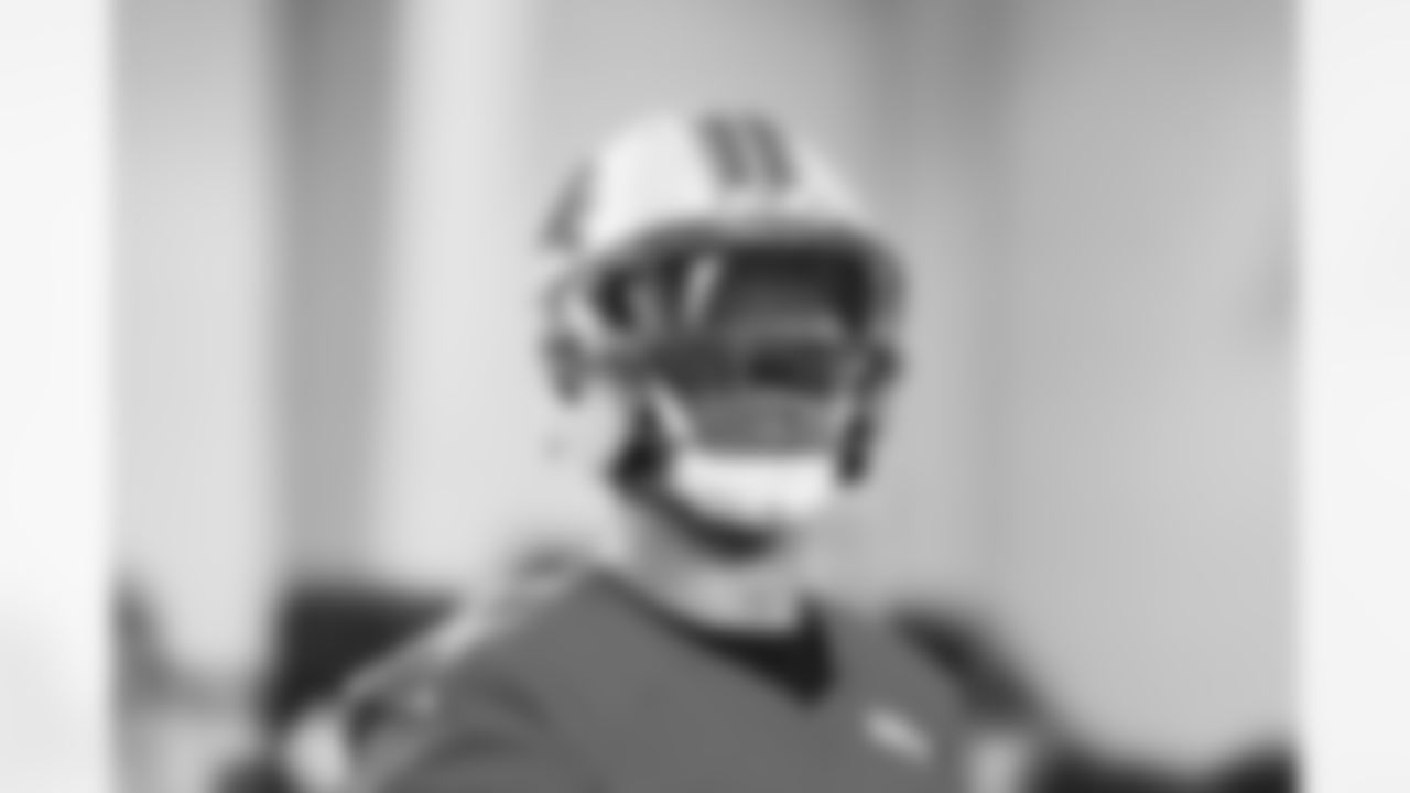 Detroit Lions wide receiver Amon-Ra St. Brown (14) during practice at the Meijer Performance Center on Dec. 18, 2025 in Allen Park, Mich. (Jeff Nguyen/Detroit Lions)