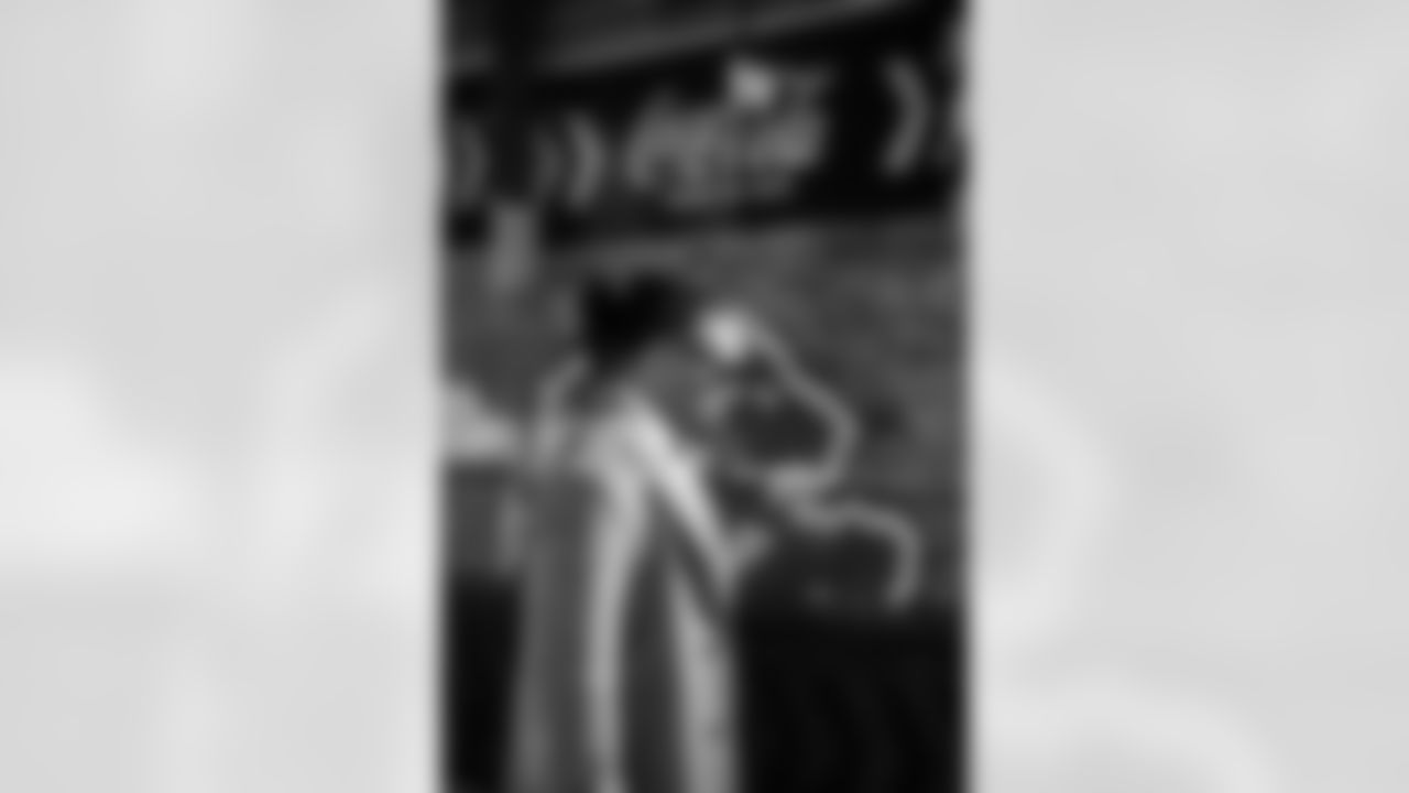 Detroit Lions cornerback Khalil Dorsey (30) arrives to an NFL football game against the Dallas Cowboys on Thursday, Dec. 4, 2025 in Detroit. (Jeff Nguyen/Detroit Lions via AP)