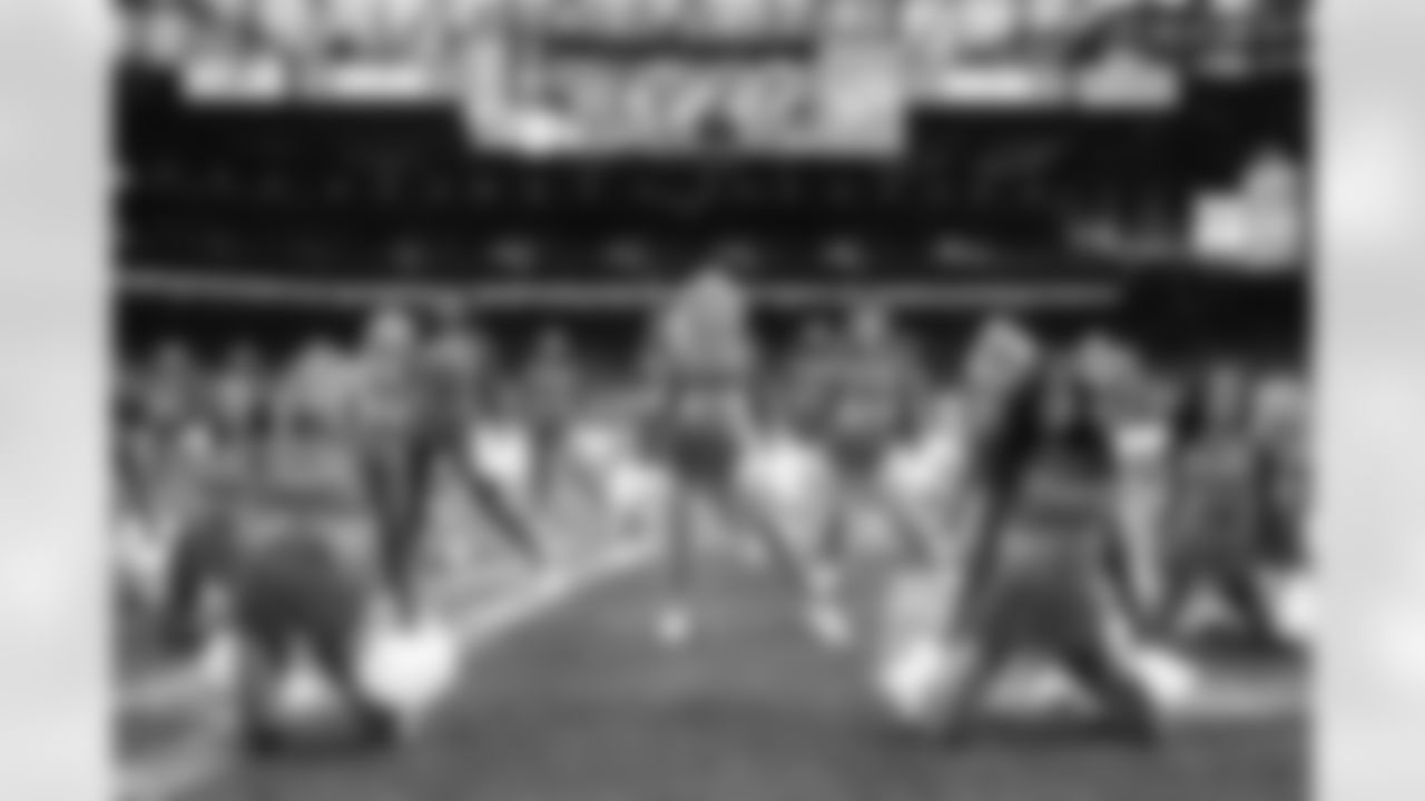 Detroit Lions Cheerleaders perform during an NFL football game against the Minnesota Vikings on Sunday, Nov. 2, 2025 in Detroit. (Mike Ferdinande/Detroit Lions)