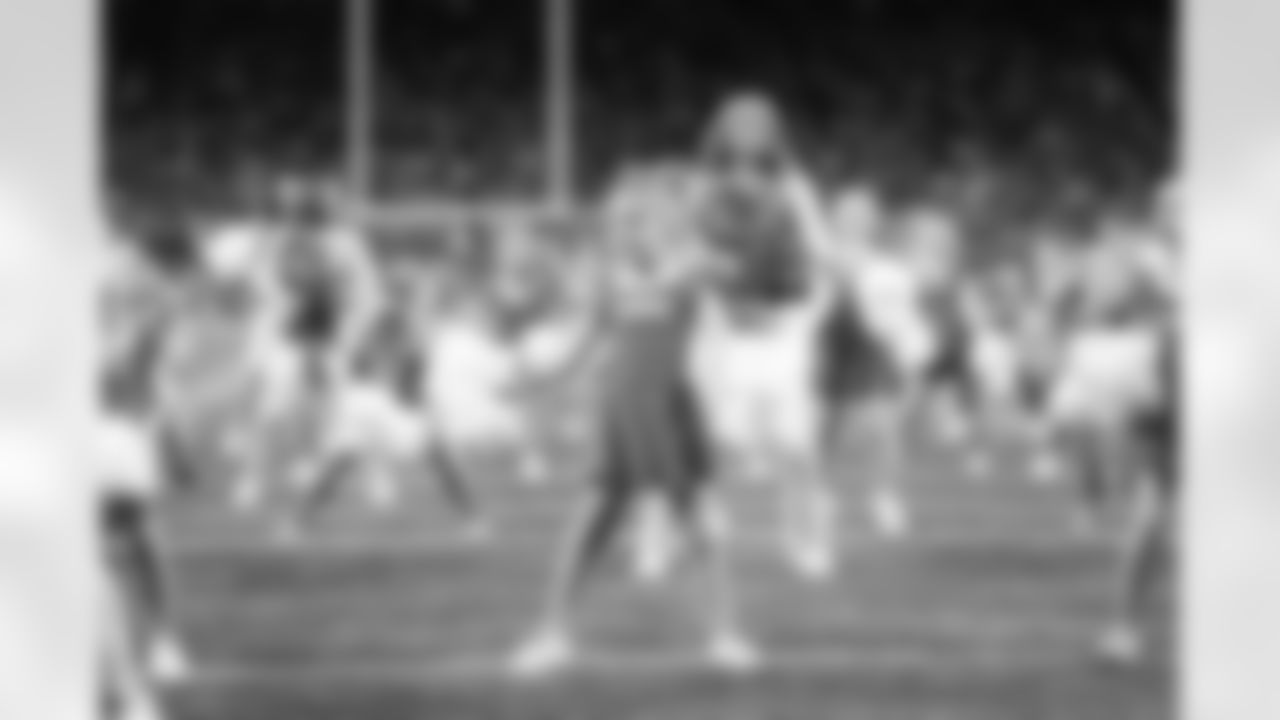 Detroit Lions Junior Cheer Clinic performs at halftime during an NFL football game against the Pittsburgh Steelers on Sunday, Dec. 21, 2025 in Detroit. (Jeff Nguyen/Detroit Lions via AP)