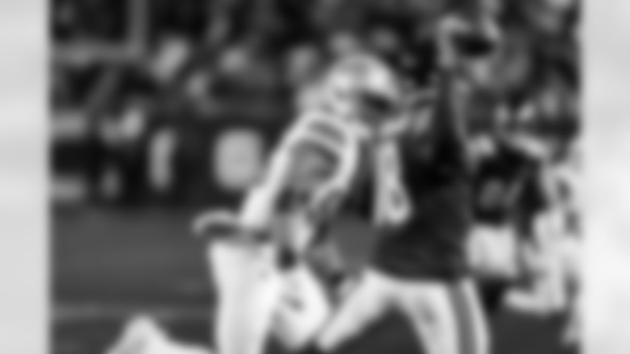 Detroit Lions edge rusher Al-Quadin Muhammad (96) during an NFL football game against the Chicago Bears on Sunday, Jan. 4, 2026 in Chicago. (Jeff Nguyen/Detroit Lions via AP)