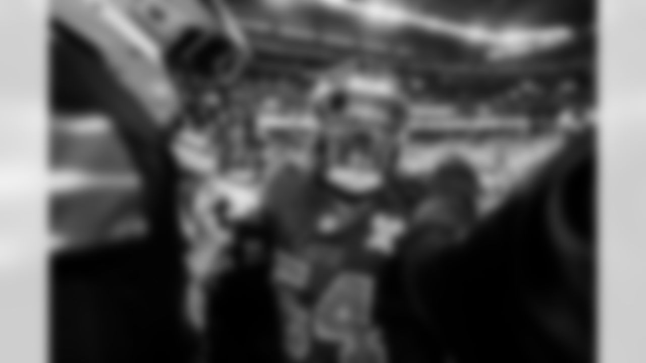 Detroit Lions defensive lineman Alim McNeill (54) before an NFL football game against the Minnesota Vikings on Thursday, Dec. 25, 2025 in Minneapolis. (Jeff Nguyen/Detroit Lions via AP)