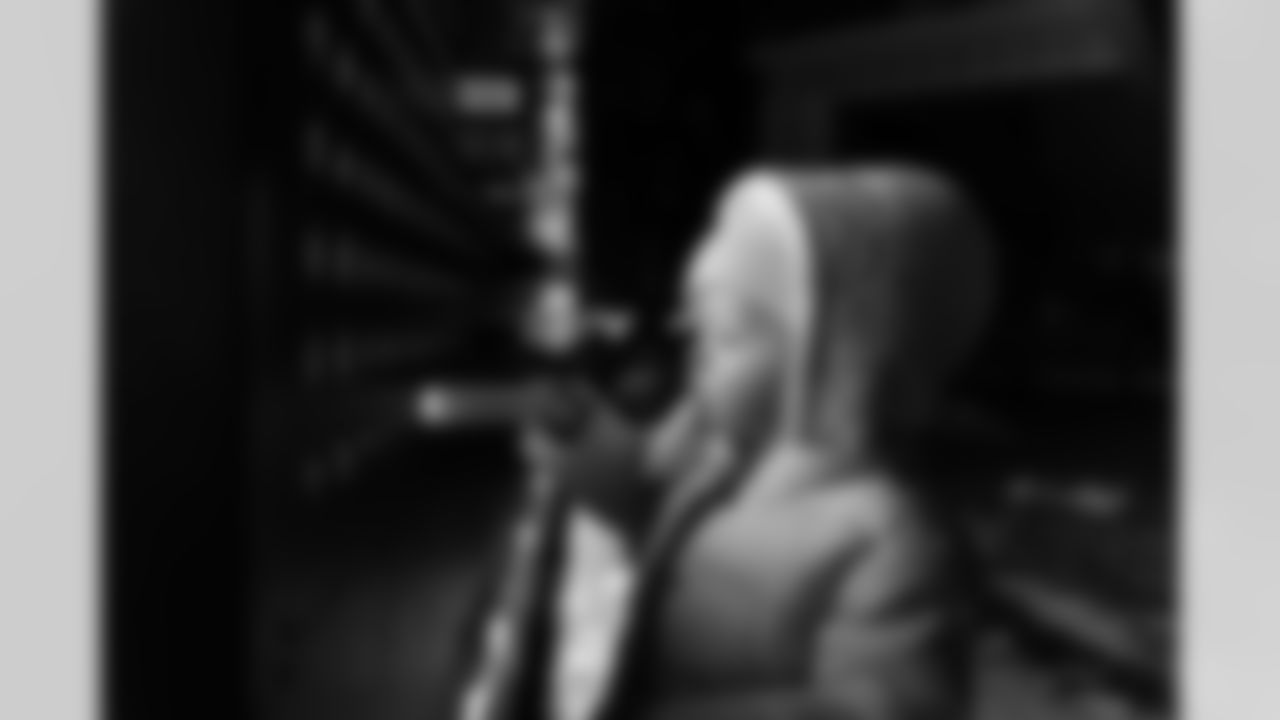 during the Cub Club Wild Lights event at the Detroit Zoo on Dec. 10, 2025 in Royal Oak, Mich. (Stephanie VanWagoner/Detroit Lions)