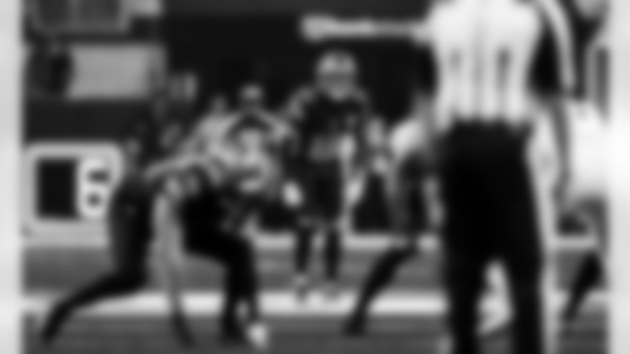 Detroit Lions safety Thomas Harper (12) during an NFL football game against the Minnesota Vikings on Thursday, Dec. 25, 2025 in Minneapolis. (Jeff Nguyen/Detroit Lions via AP)