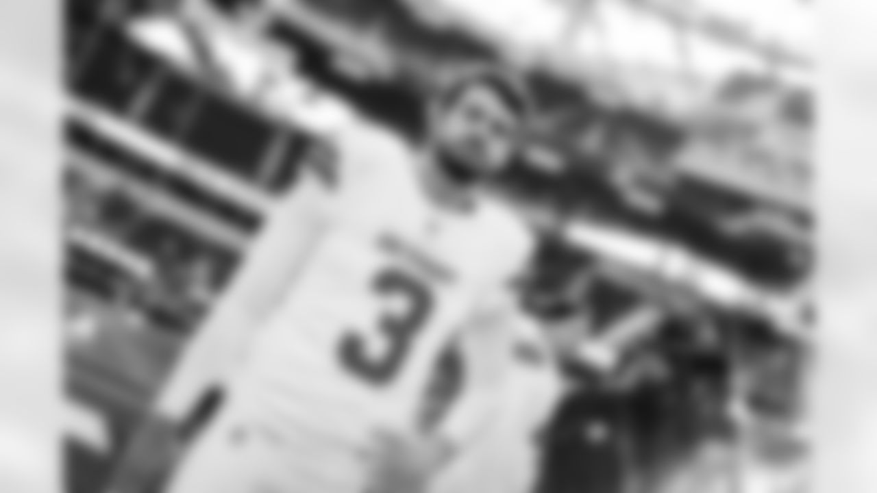 Detroit Lions punter Jack Fox (3) before an NFL football game against the Los Angeles Rams on Sunday, Dec. 14, 2025 in Inglewood, Calif. (Jeff Nguyen/Detroit Lions via AP)