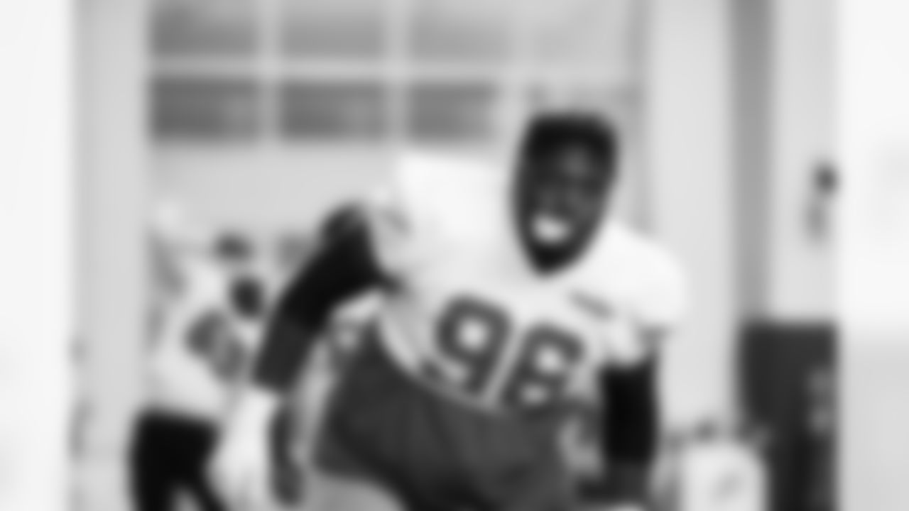 Detroit Lions defensive lineman Brodric Martin (96) during practice at the Meijer Performance Center in Allen Park, MI on January 2, 2025. (Jeff Nguyen/Detroit Lions)