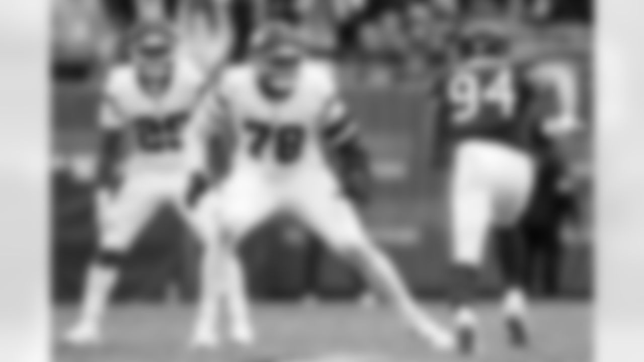 LT Andrew Thomas
Backed up by James Hudson III
(AP Photo/Kamil Krzaczynski)