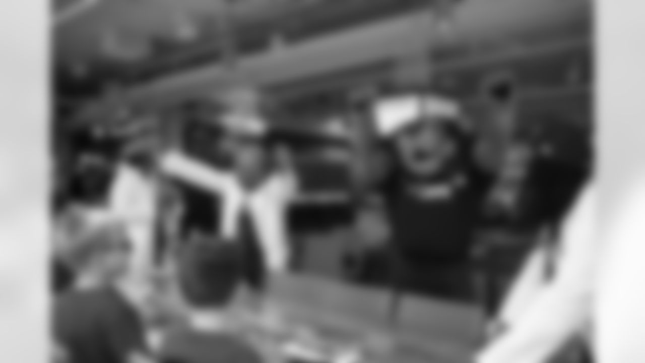 Students from Allendale Evergreen Elementary problem solving with Detroit PBS' Odd Squad and Detroit Lions Mascot Roary during the One Pride Literacy Fest at Ford Field on Oct. 28, 2025 in Detroit. (Steven Stark/Detroit Lions)