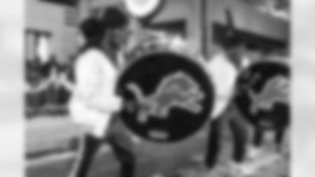 Detroit Lions Honolulu Boom performs before an NFL football game against the Dallas Cowboys on Thursday, Dec. 4, 2025 in Detroit. (Mike Ferdinande/Detroit Lions)