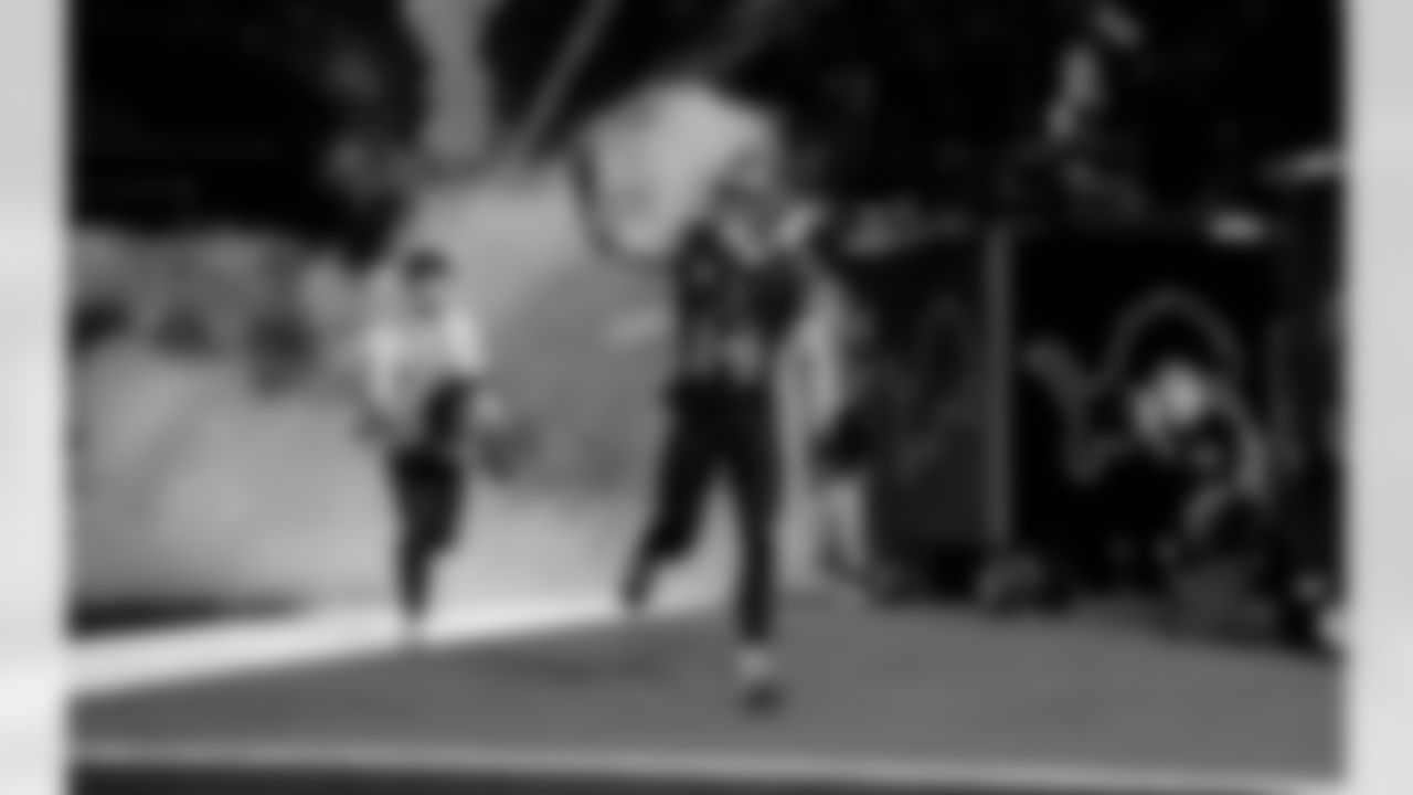 Detroit Lions wide receiver Amon-Ra St. Brown (14) before to an NFL football game against the New York Giants on Sunday, Nov. 23, 2025 in Detroit. (Jeff Nguyen/Detroit Lions via AP)