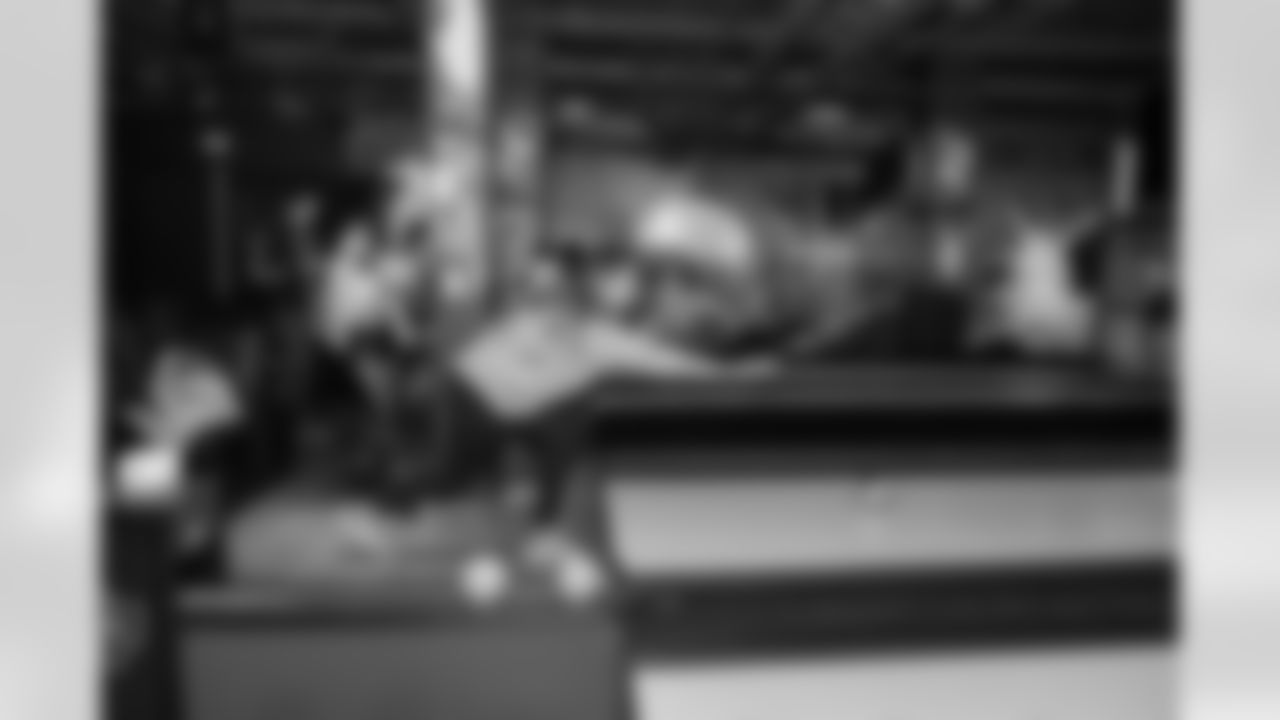 Guests during a Strike for Literacy event at Five Iron Golf on Nov. 3, 2025 in Detroit.(Carl Jones II/Detroit Lions)