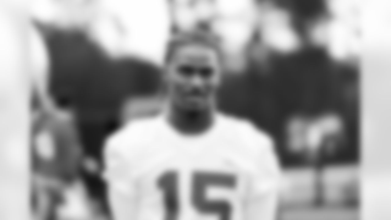 Detroit Lions cornerback Ennis Rakestraw Jr. (15) during rookie minicamp at the Lions Training Facility in Allen Park, MI on May 11, 2024. (Jeff Nguyen/Detroit Lions)