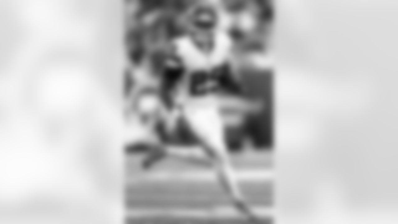 RB Tyrone Tracy Jr.
Backed up by Devin Singletary
(AP Photo/Kevin Sabitus)