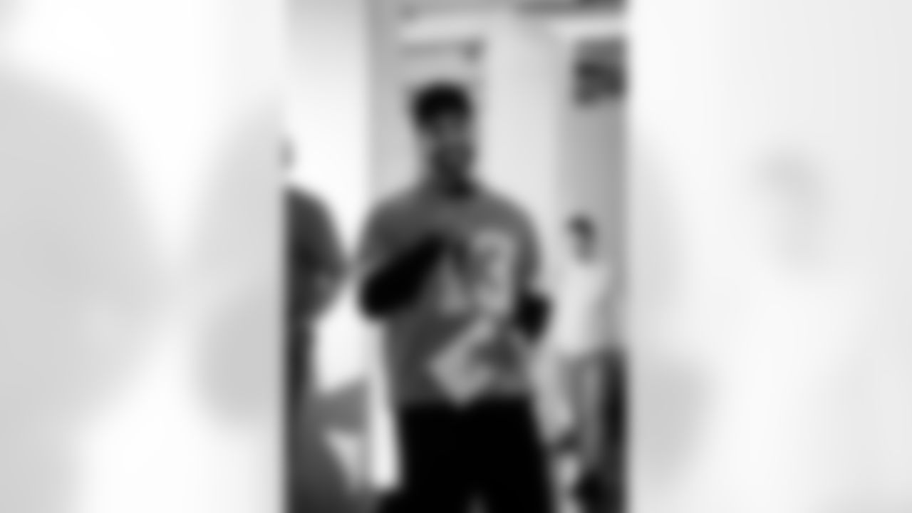 Fans attend a Thanksgiving game watch party on Thursday, Nov. 27, 2025 in Cologne, Germany. (Felix Lindenbeck/Detroit Lions via AP)