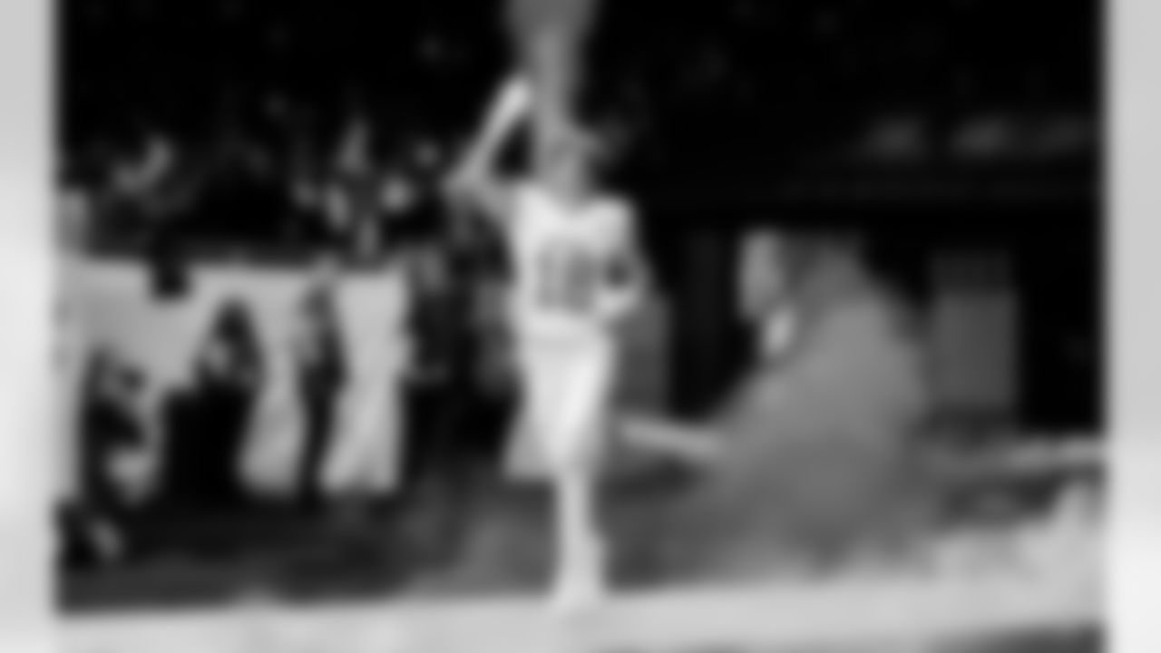 Detroit Lions wide receiver Isaac TeSlaa (18) before an NFL football game against the Dallas Cowboys on Thursday, Dec. 4, 2025 in Detroit. (Jeff Nguyen/Detroit Lions via AP)