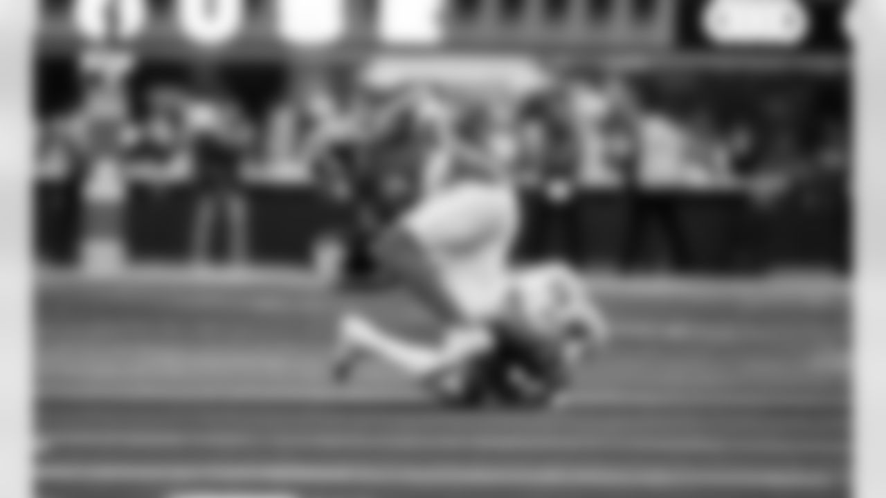 Detroit Lions linebacker Jack Campbell (46) during an NFL football game against the Los Angeles Rams on Sunday, Dec. 14, 2025 in Inglewood, Calif. (Jeff Nguyen/Detroit Lions via AP)