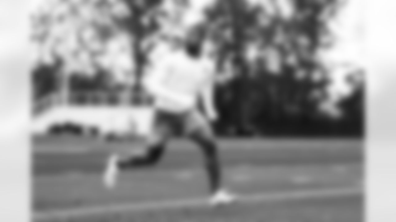 Detroit Lions cornerback D.J. Reed (4) during offseason workouts at the Meijer Performance Center on May 19, 2025 in Allen Park, Mich. (Jeff Nguyen/Detroit Lions)