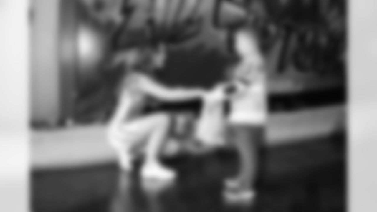 Cub Club members go trick or treating in the field tunnel during the Cub Club Halloween event at Ford Field on Oct. 29, 2025 in Detroit. (Mike Ferdinande/Detroit Lions)