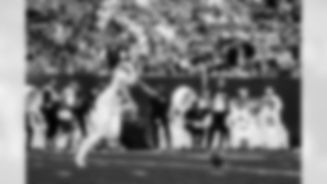 Detroit Lions kicker Jake Bates (39) during an NFL football game against the Cincinnati Bengals on Sunday, Oct. 5, 2025 in Cincinnati. (Jeff Nguyen/Detroit Lions via AP)