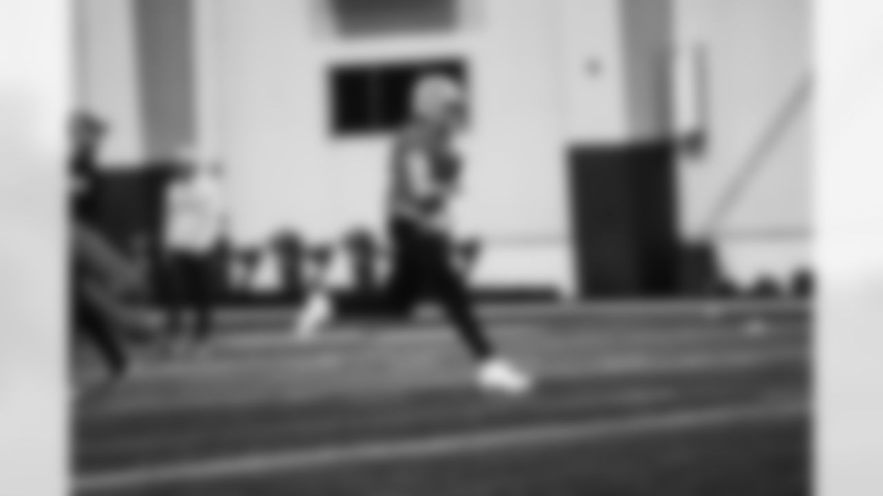 Detroit Lions wide receiver Isaac TeSlaa (18) during practice at the Meijer Performance Center on Dec. 1, 2025 in Allen Park, Mich. (Josh Mandujano/Detroit Lions)