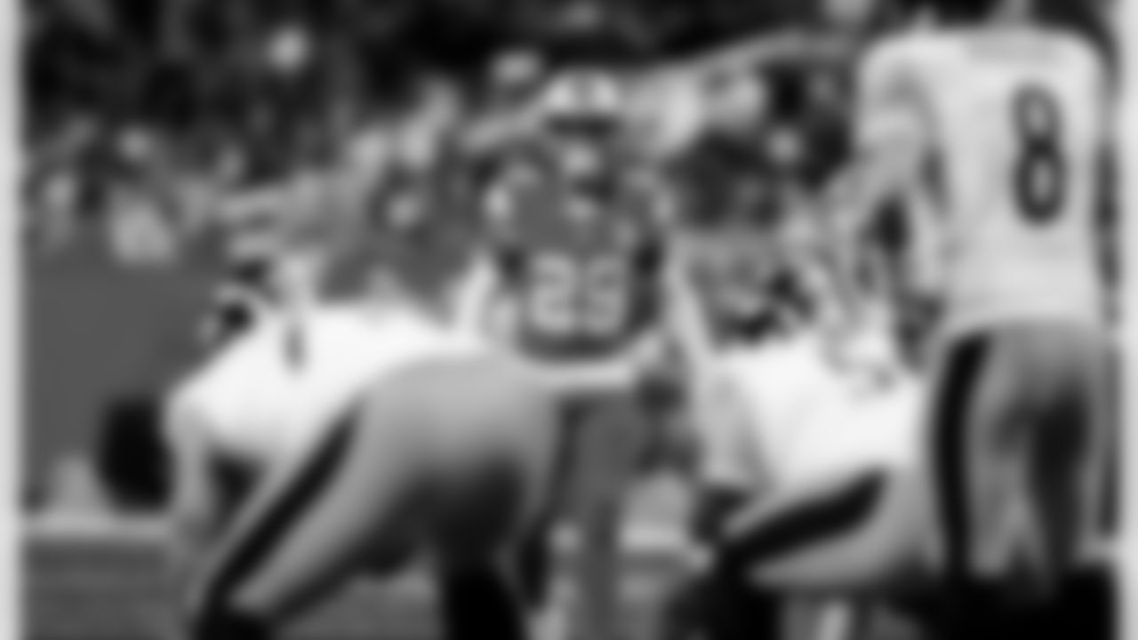 Detroit Lions defensive back Avonte Maddox (29) during an NFL football game against the Pittsburgh Steelers on Sunday, Dec. 21, 2025 in Detroit. (Jeff Nguyen/Detroit Lions via AP)