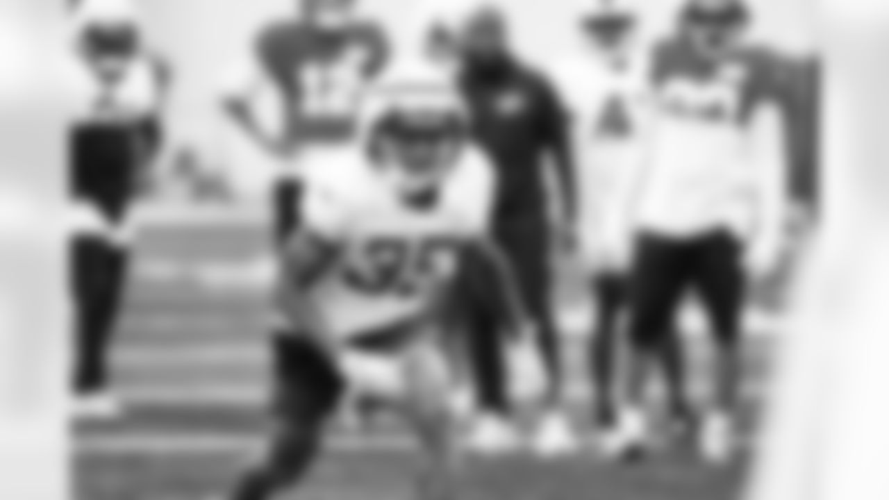 Detroit Lions cornerback Tyson Russell (35) during training camp at the Meijer Performance Center on Aug. 18, 2025 in Allen Park, Mich. (Jeff Nguyen/Detroit Lions)