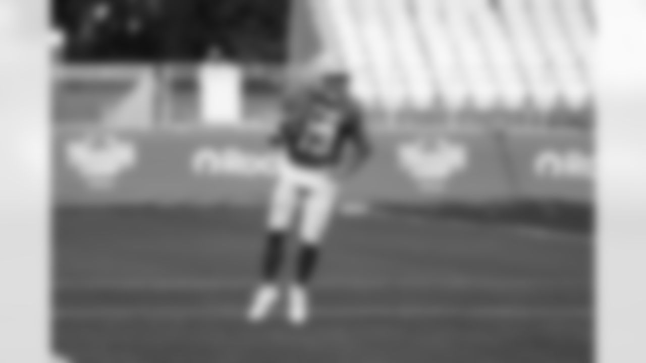 Detroit Lions running back Sione Vaki (33) during training camp at the Meijer Performance Center on Aug. 19, 2025 in Allen Park, Mich. (Jeff Nguyen/Detroit Lions)