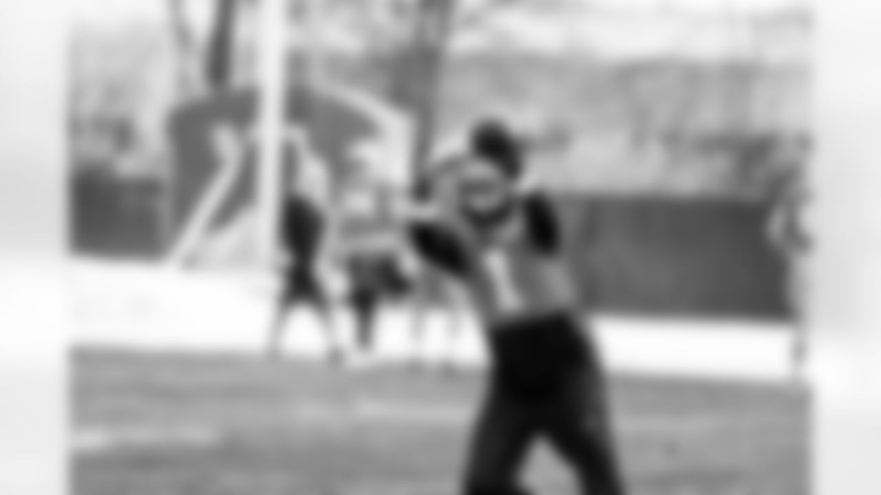 Detroit Lions wide receiver Jameson Williams (1) during practice at the Meijer Performance Center on Jan. 1, 2026 in Allen Park, Mich. (Jeff Nguyen/Detroit Lions)