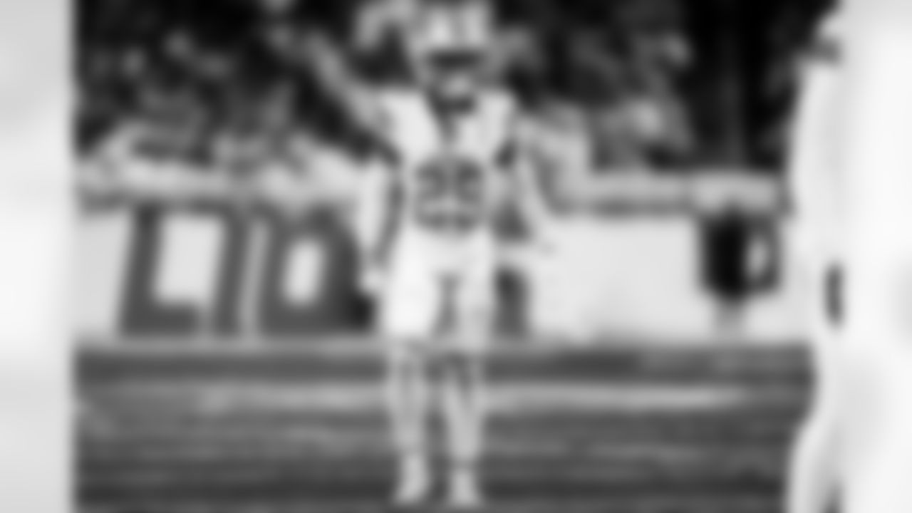 Detroit Lions defensive back Avonte Maddox (29) during an NFL football game against the Dallas Cowboys on Thursday, Dec. 4, 2025 in Detroit. (Jeff Nguyen/Detroit Lions via AP)