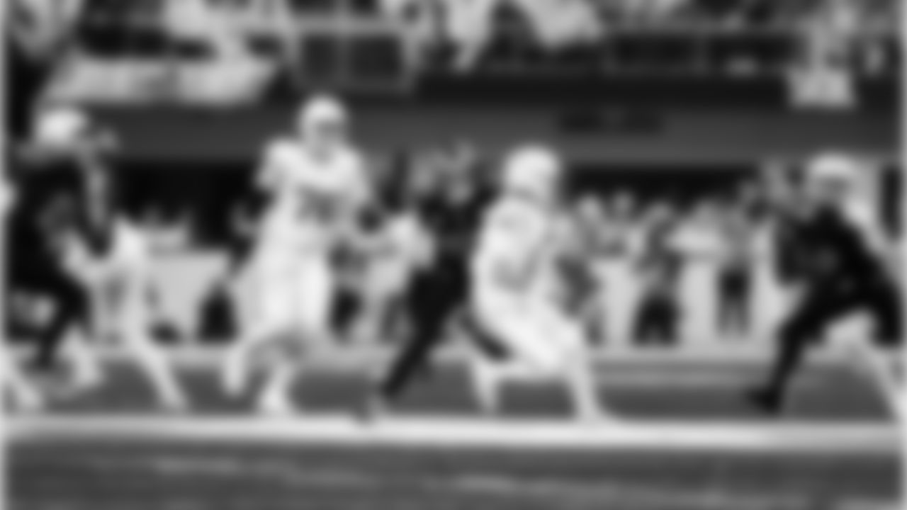 Detroit Lions edge rusher Aidan Hutchinson (97) sacks Minnesota Vikings quarterback Max Brosmer (12) during an NFL football game against the Minnesota Vikings on Thursday, Dec. 25, 2025 in Minneapolis. (Jeff Nguyen/Detroit Lions via AP)