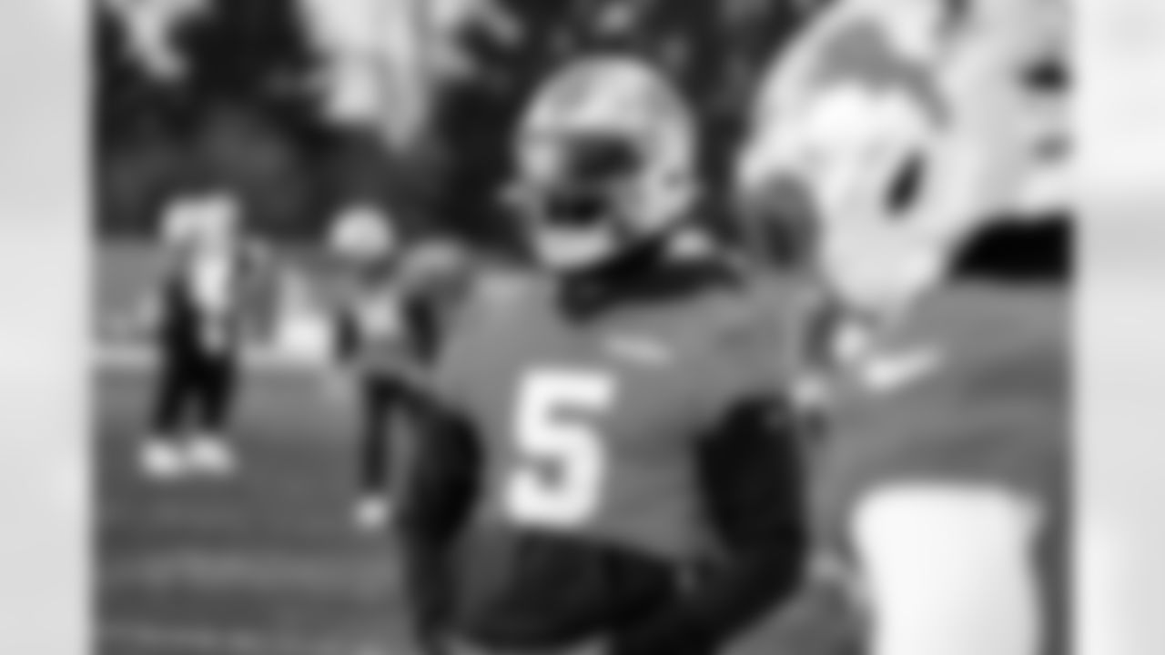 Detroit Lions running back David Montgomery (5) during practice at the Meijer Performance Center on Jan. 1, 2026 in Allen Park, Mich. (Jeff Nguyen/Detroit Lions)