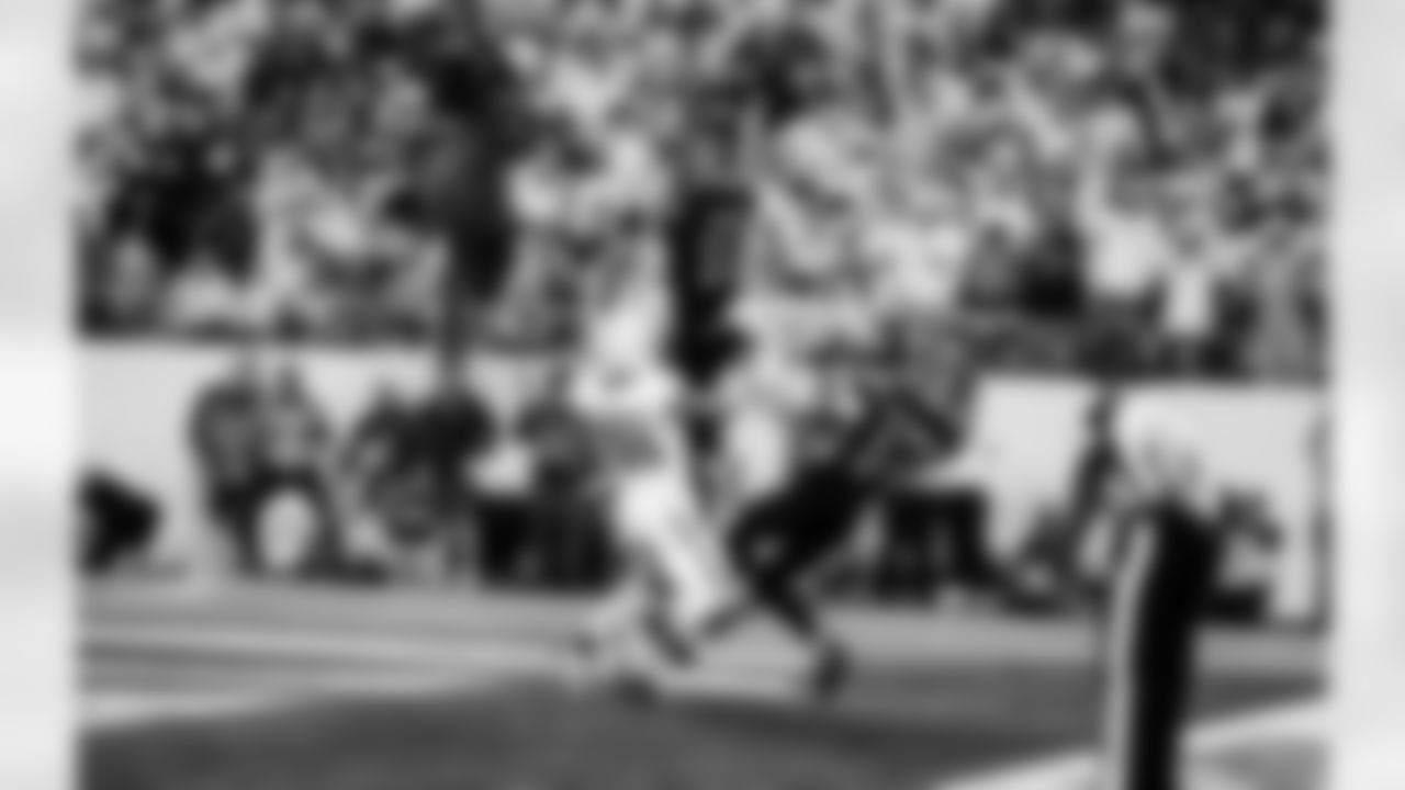 Detroit Lions wide receiver Isaac TeSlaa (18) scores a touchdown during an NFL football game against the Minnesota Vikings on Thursday, Dec. 25, 2025 in Minneapolis. (Jeff Nguyen/Detroit Lions via AP)