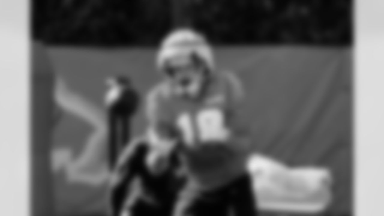 Detroit Lions wide receiver Isaac TeSlaa (18) during practice at the Meijer Performance Center on Oct. 28, 2025 in Allen Park, Mich. (Jeff Nguyen/Detroit Lions)