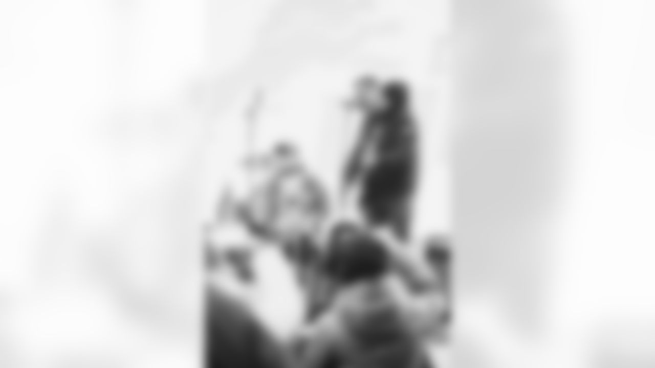 Fans attend a Thanksgiving game watch party on Thursday, Nov. 27, 2025 in Windsor, Canada. (Paul Shrek/Detroit Lions via AP)