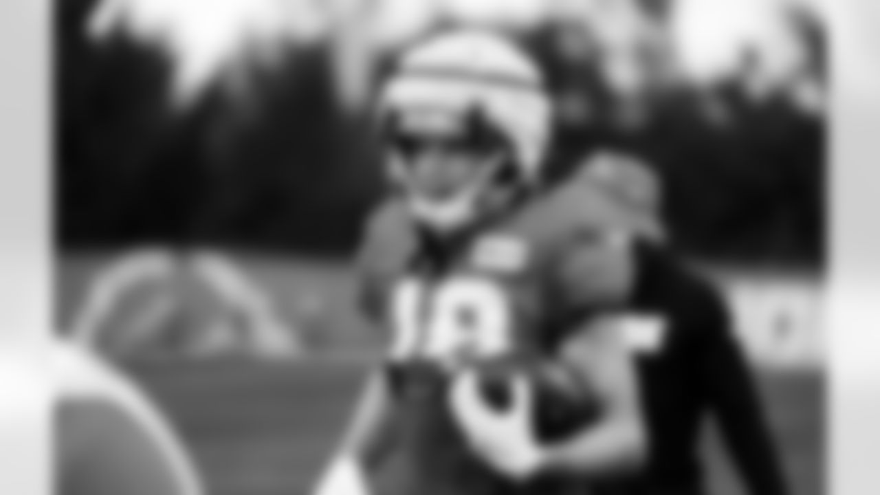Detroit Lions wide receiver Isaac TeSlaa (18) during training camp at the Meijer Performance Center on July 25, 2025 in Allen Park, Mich. (Jeff Nguyen/Detroit Lions)