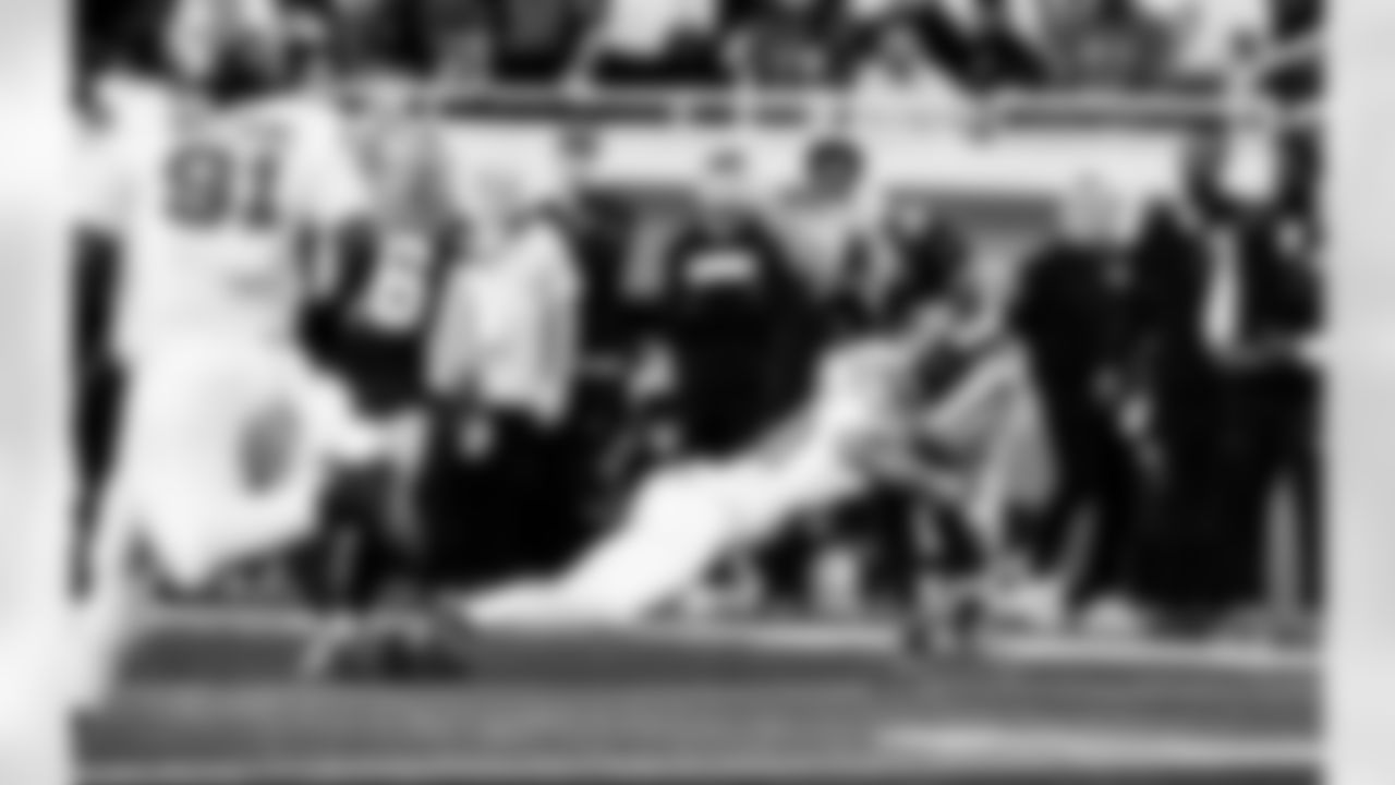 Detroit Lions defensive back Brian Branch (32) during an NFL football game against the Dallas Cowboys on Thursday, Dec. 4, 2025 in Detroit. (Jeff Nguyen/Detroit Lions via AP)