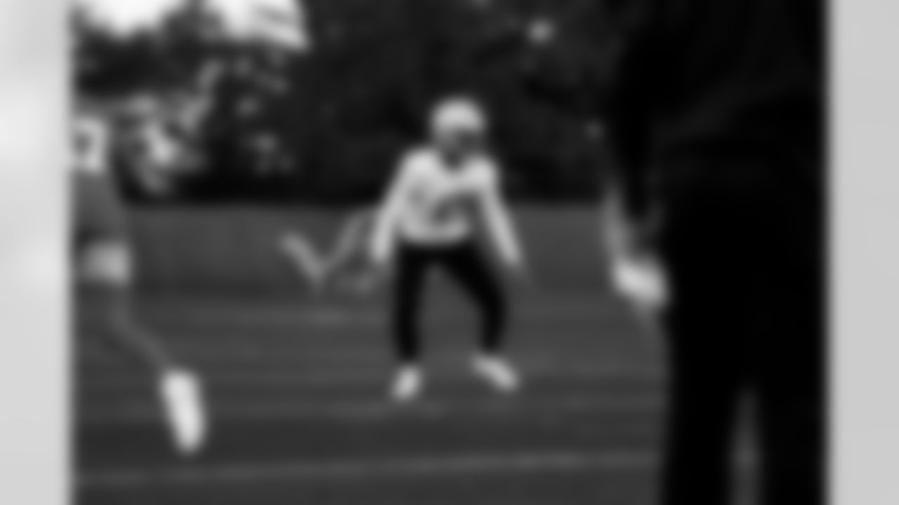 Detroit Lions cornerback Ennis Rakestraw Jr. (15) during rookie minicamp at the Lions Training Facility in Allen Park, MI on May 11, 2024. (Jeff Nguyen/Detroit Lions)